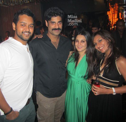 Nowshad, Sikander Kher, Minissha Lamba and MissMalini