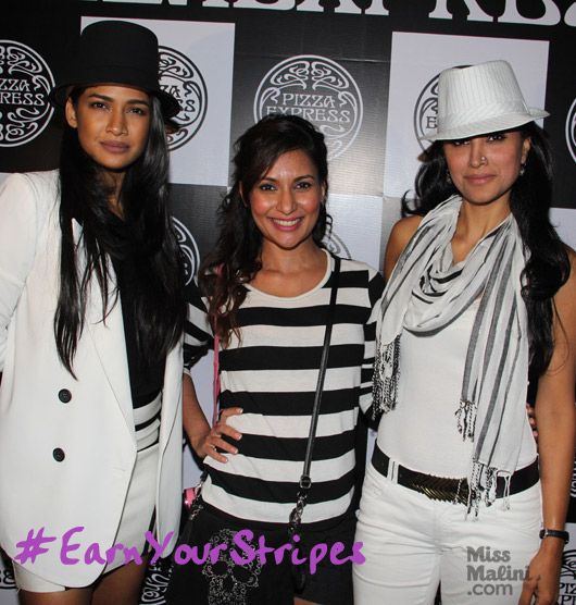 PizzaExpress Pizza Party Guests Got Their Monochrome On!