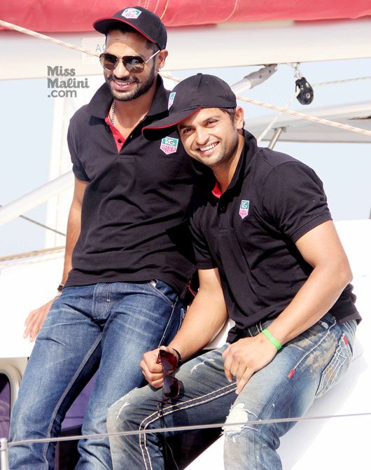 Watch Suresh Raina and Shikhar Dhawan&#8217;s Sailing Race!