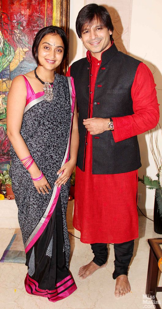 Vivek &#038; Priyanka Oberoi Prepare for Their Son’s First Diwali