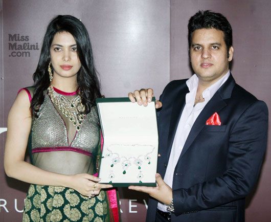 Ankita Shorey with Sushil Sharma VP Luxury Business - Gitanjali Group