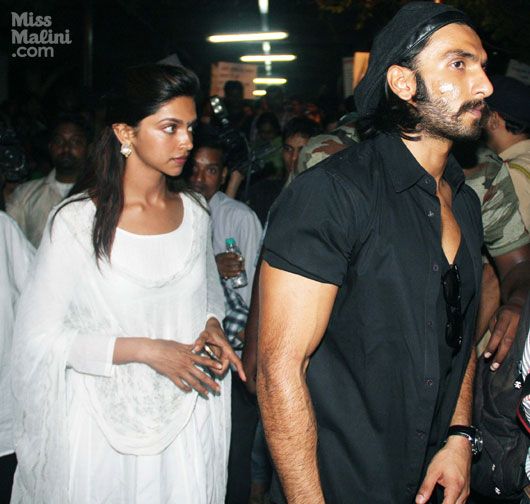 Ranveer Singh and Deepika Padukone Attend Peace March. (Plus An Appeal for Change.)