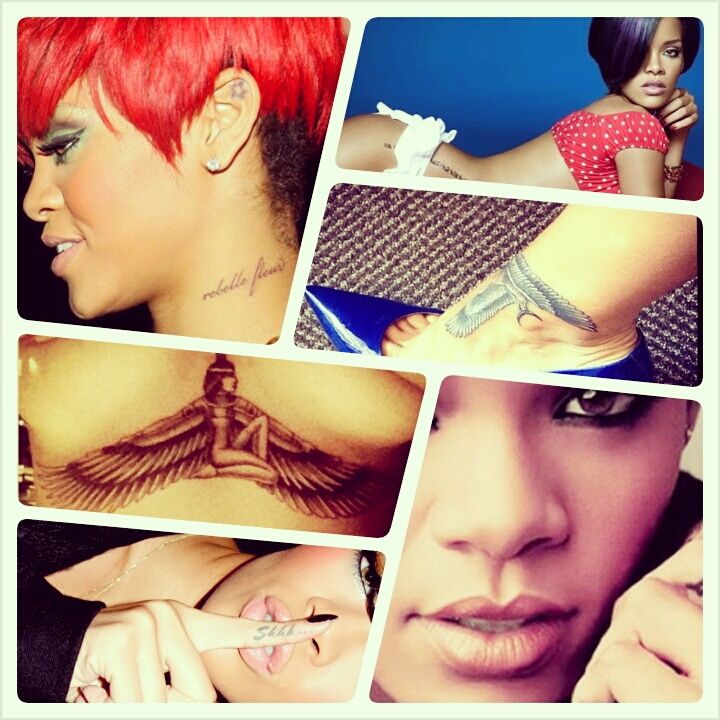 Rihanna’s 18 Sexy Tattoos!