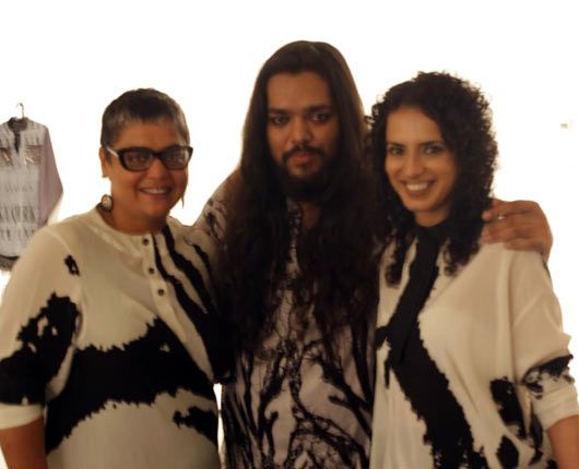 With Anjana Sharma of Stylista & Aparna Badlani of Atosa | Photo Courtesy: MissMalini