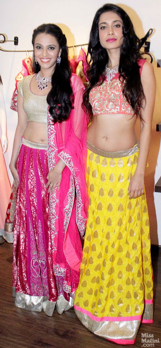 Sarah and Swara Brave the Mumbai Rains to Launch Zanaaya Couture