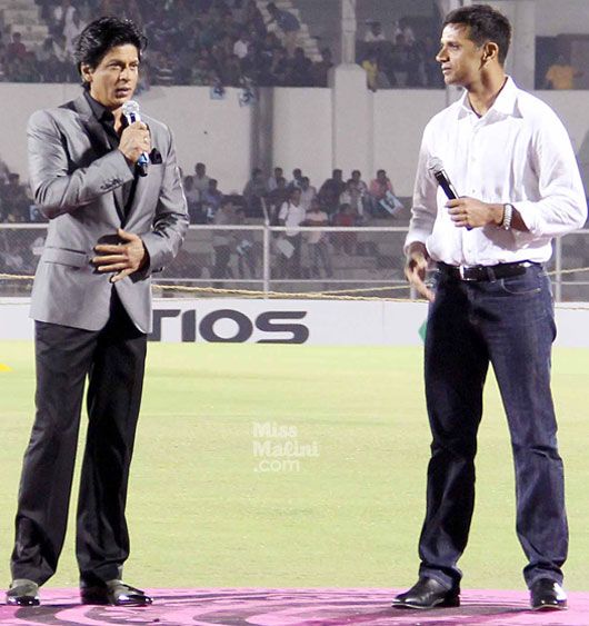 Shah Rukh Khan & Rahul Dravid
