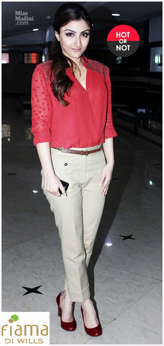 Hot or Not? Soha Ali Khan Wears the Pants.