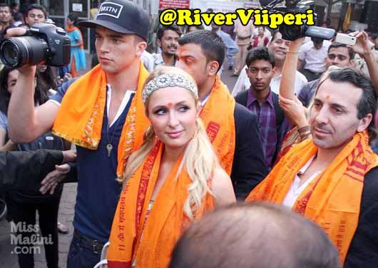 Paris Hilton with River Viiperi