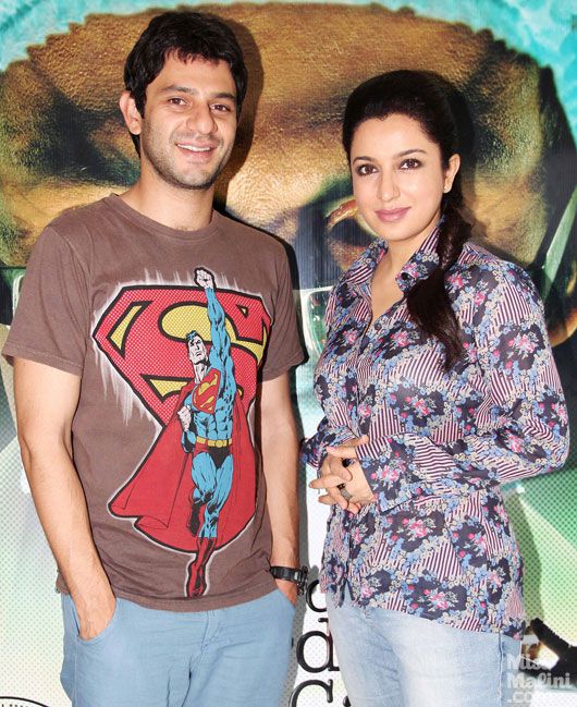 Arjun Mathur with Tisca Chopra