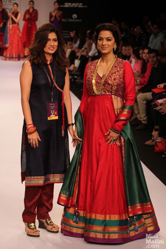 Juhi Chawla with Shruti Sancheti