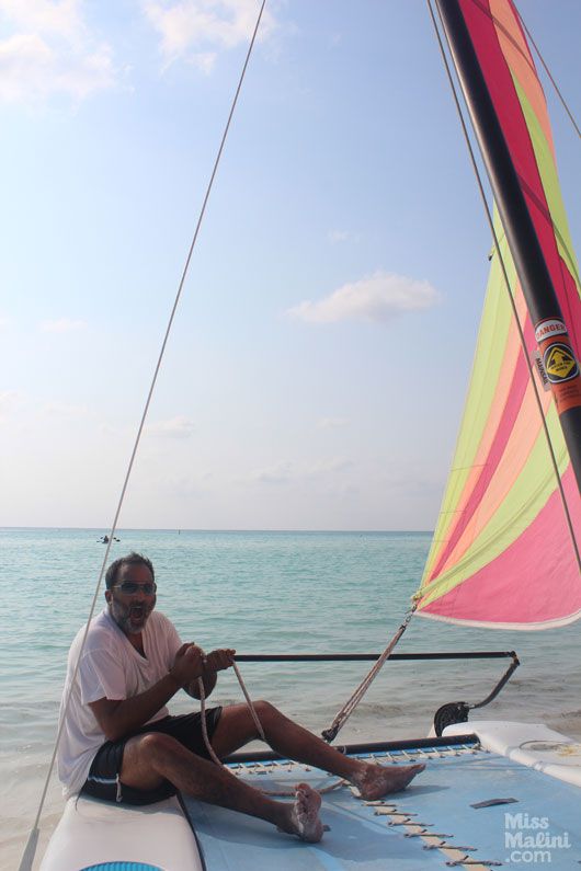 sailing at Club Med