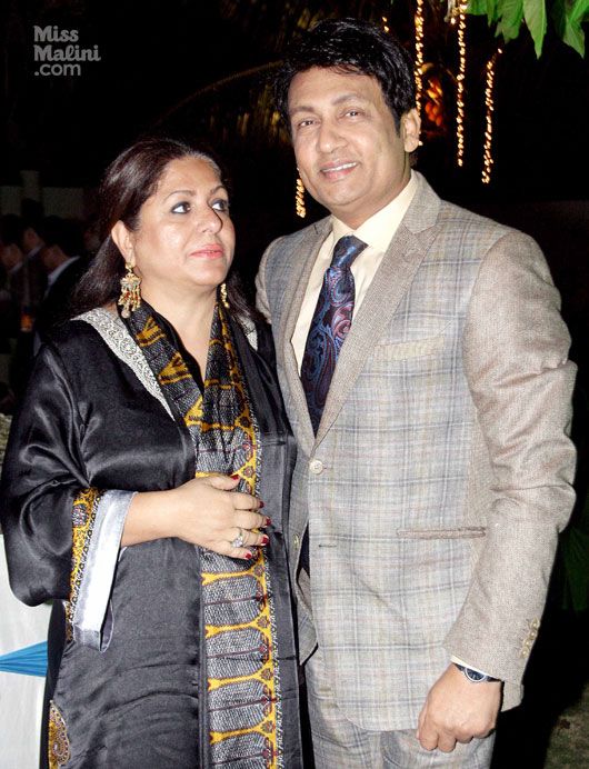 Shekhar Suman and wife