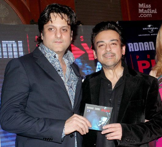 Fardeen Khan and Adnan Sami