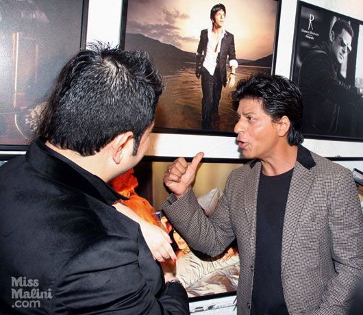 Dabboo Ratnani with Shah Rukh Khan