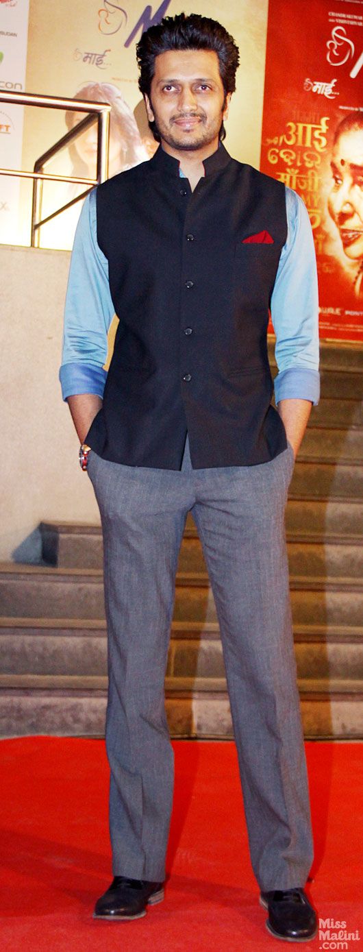 Riteish Deshmukh in a Nehru jacket