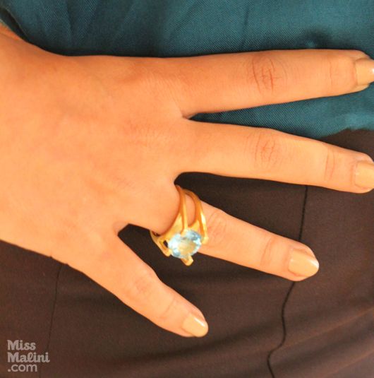 blue turquoise Sandy Leong ring