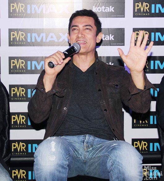 Aamir Khan Inaugurates New IMAX Theater in Mumbai