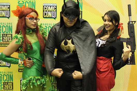 Poison Ivy, Batman and a friend