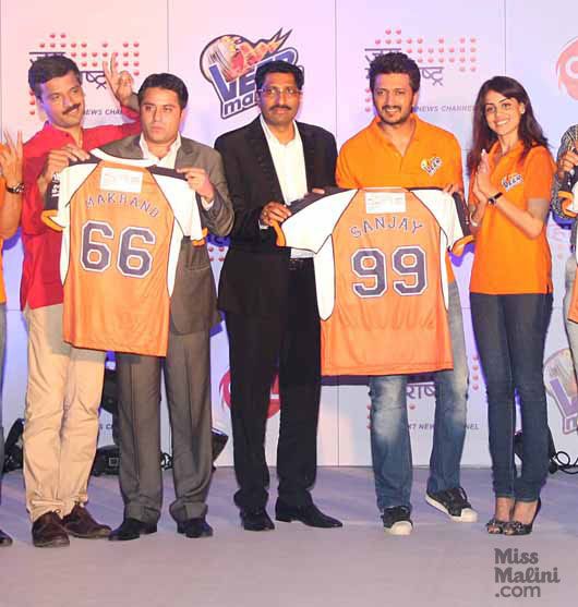 Riteish &#038; Genelia Deshmukh Announce a Tie-Up for Their Celebrity Cricket League Team