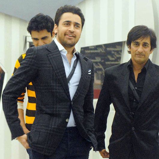 Imran Khan with the housemates