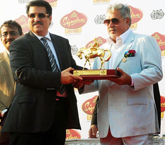 McDowell Signature Premier Indian Derby trophy