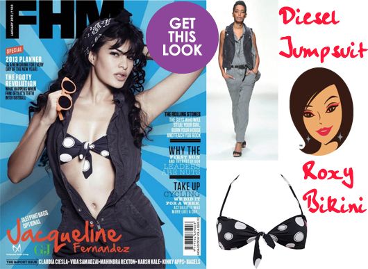 Get This Look: Jacqueline Fernandez on the Cover of FHM Magazine