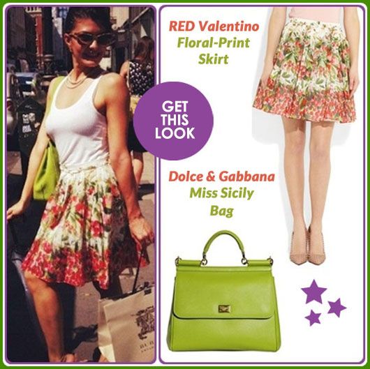 Get This Look: Jacqueline Fernandez in Red Valentino