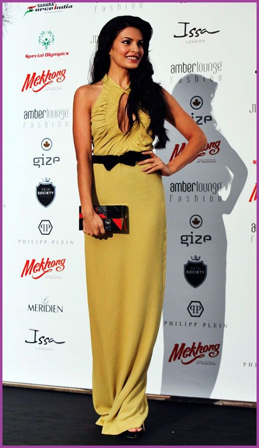 Jacqueline Fernandez at the Amber Lounge Fashion Party (Photo Courtesy | www.herworldplus.com)