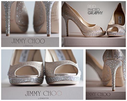 Jimmy Choo Wedding Shoes (photo courtesy | Reid Photography)