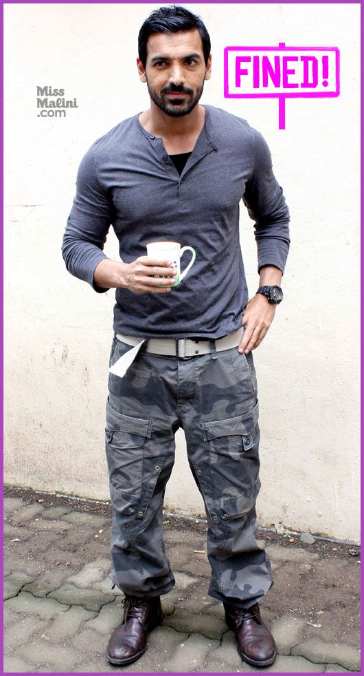 John Abraham - Buy Black Derbies, Formal Trousers, Men Chronograph Watches  with White Casual Shirts Scrapbook Look by Bhanu