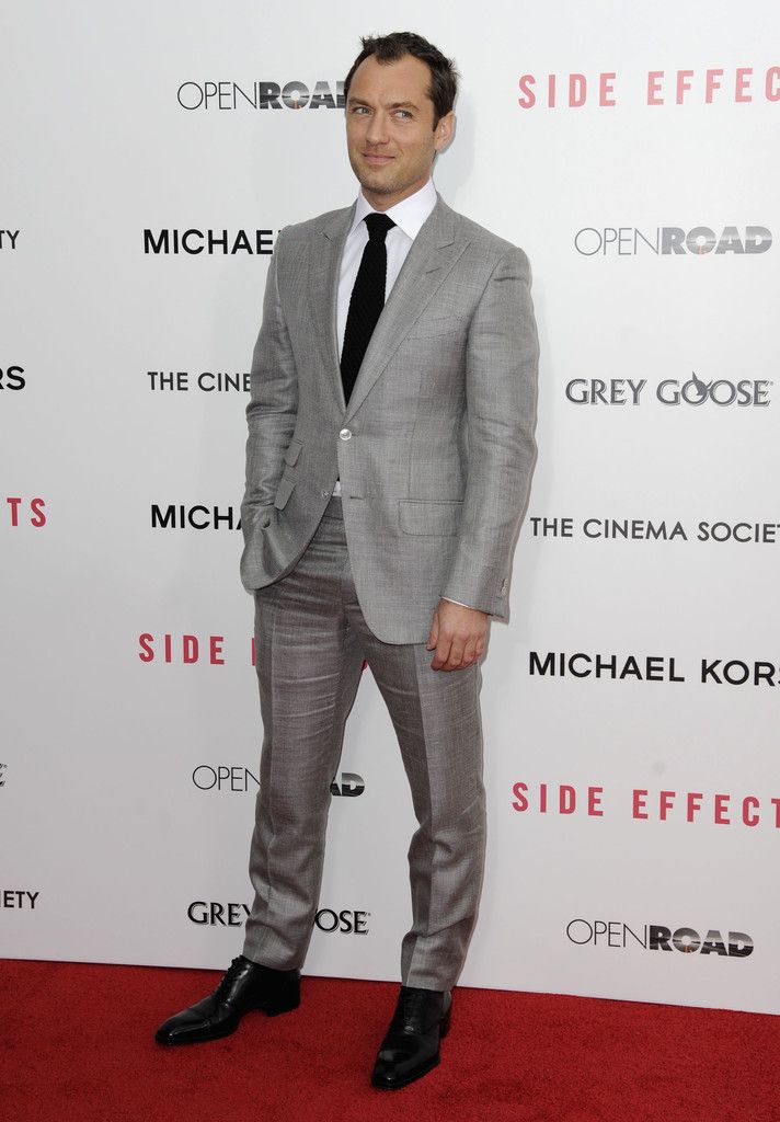 Jude Law in Tom Ford at the "Side Effects" premiere in New York on January 31, 2013