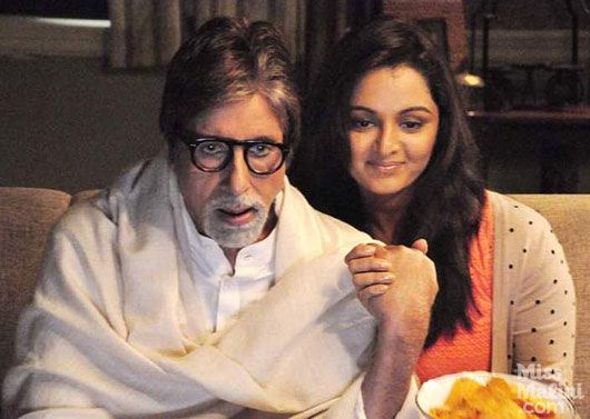 Amitabh Bachchan Shoots a TV Commercial with South Actress Manju Warrier