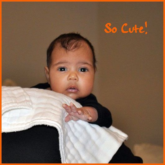 Look: Kim Kardashian Reveals First Picture of North West