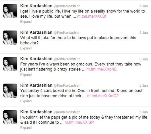 Kim Kardashian Tweets