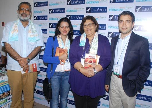 (L-R)Sidharth Bhatia, Shruti Seth & Author Laxmi Dhaul