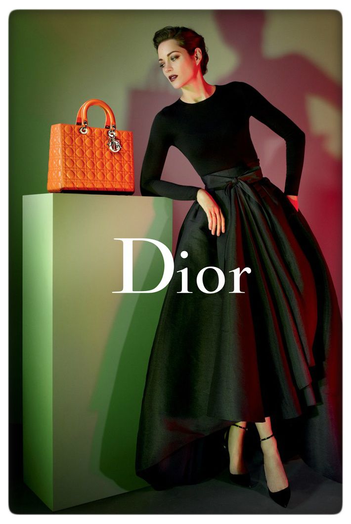 Marion Cotillard's Spring/Summer'13 Lady Dior print ad campaign (Photo courtesy | Dior/WWD)