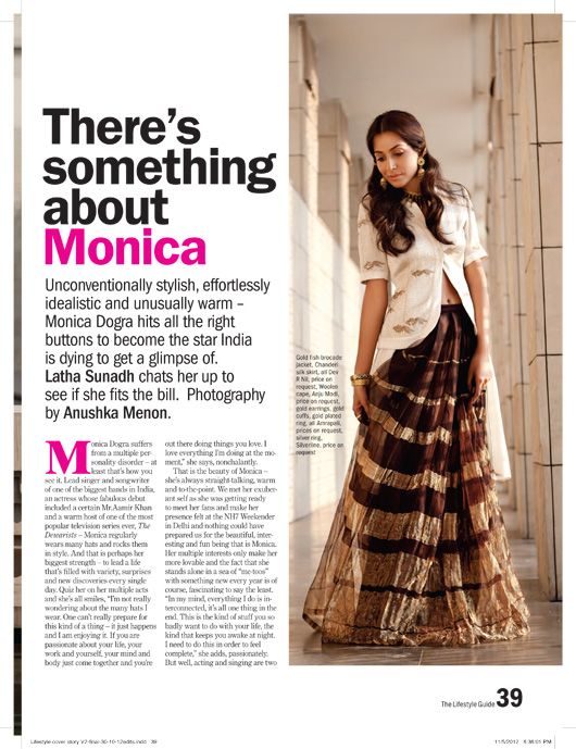 Monica Dogra in Time Out
