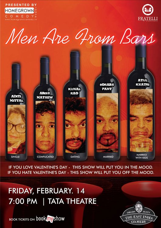 This V-Day, Men Are From Bars