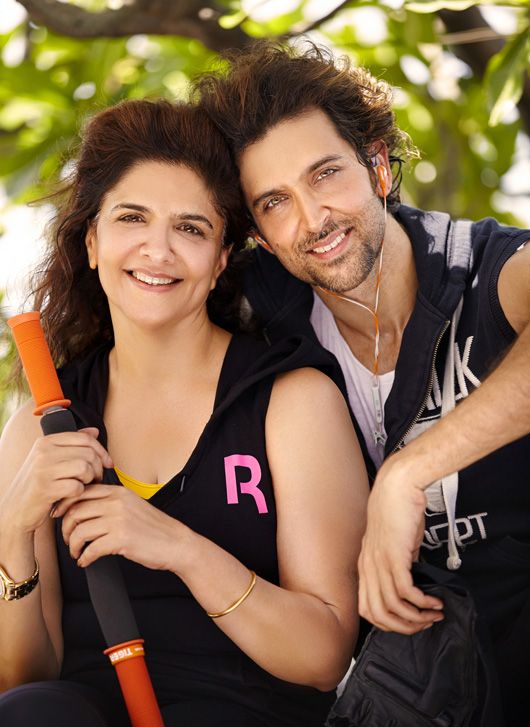 Hrithik Roshan Works Out With His Mom!