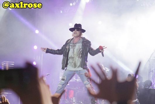The Guns 'N' Roses concert in Mumbai