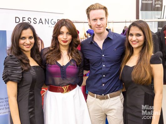 Shama Sikandar and Alexx O'Nell with the Mapxencar twins