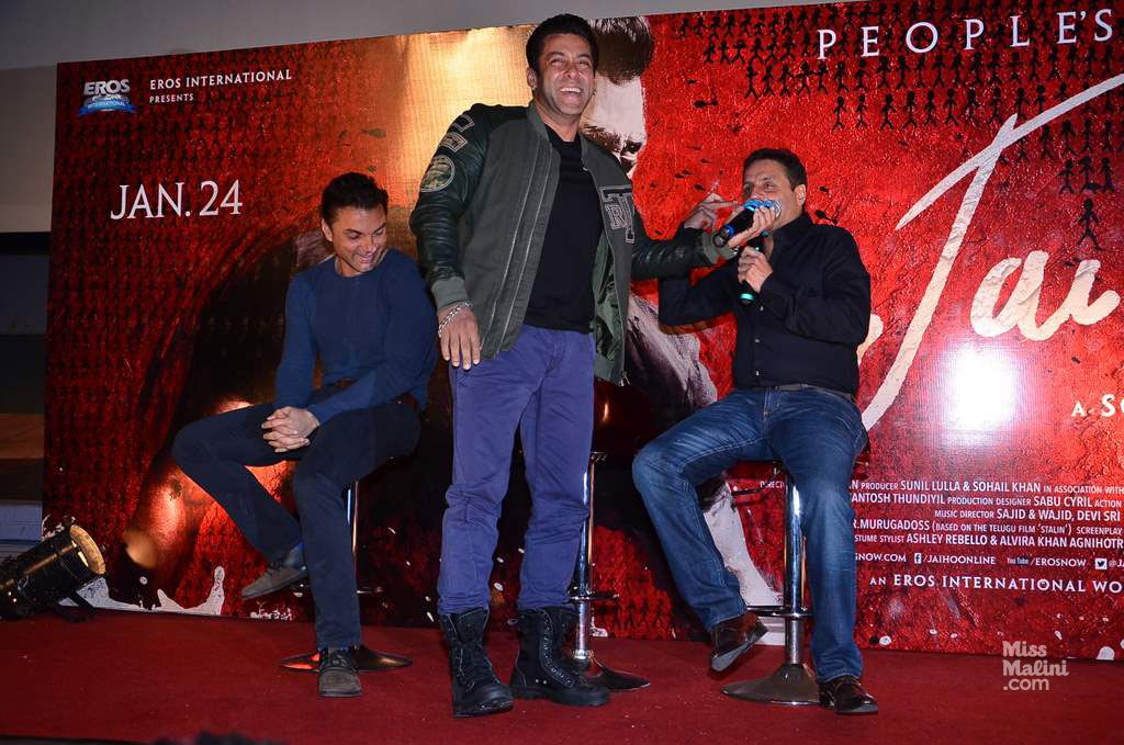 Salman Khan at Jai Ho launch