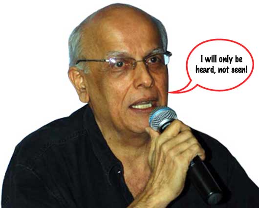 Producer Mahesh Bhatt is a Father Who is Heard (But Not Seen)