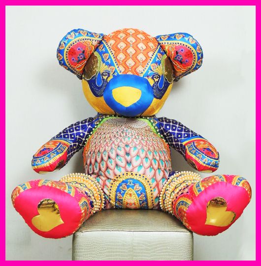 The Cuddly Teddy Bear Goes Desi Haute for Valentine’s Day