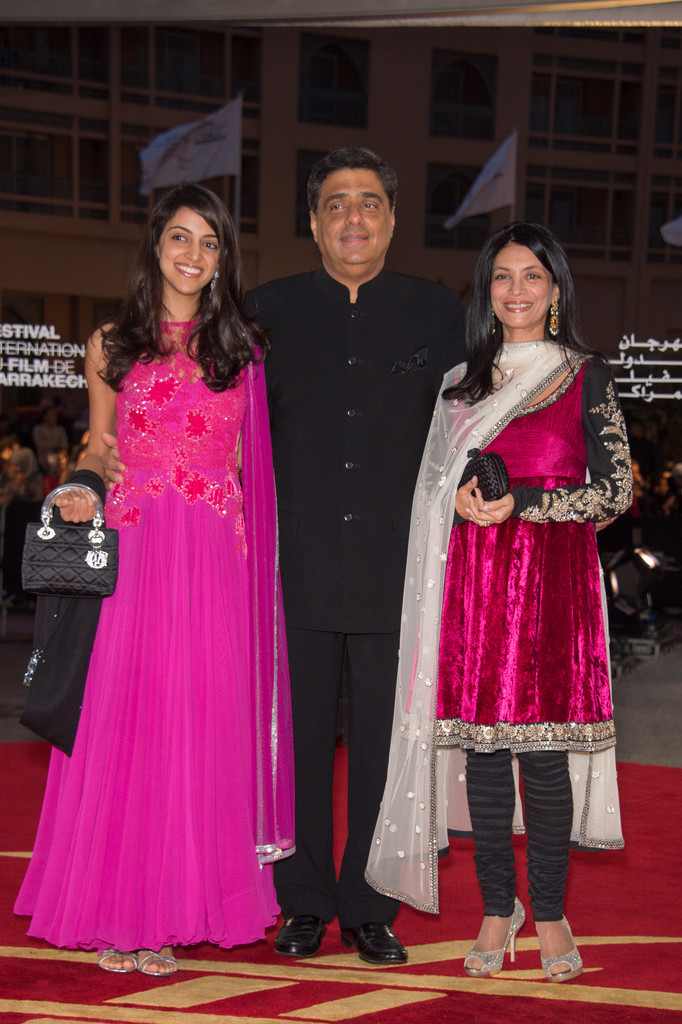 Ronnie, Trishya & Zarina Screwvala at the 'Tribute to Hindi Cinema' event at the 12th Marrakech International Film Festival