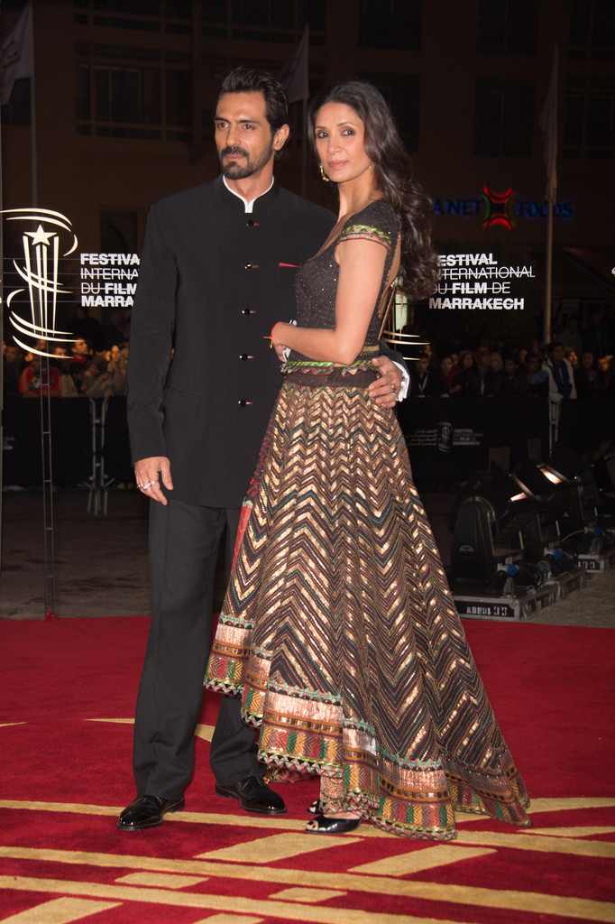 Arjun & Mehr Rampal at the 'Tribute to Hindi Cinema' event at the 12th Marrakech International Film Festival