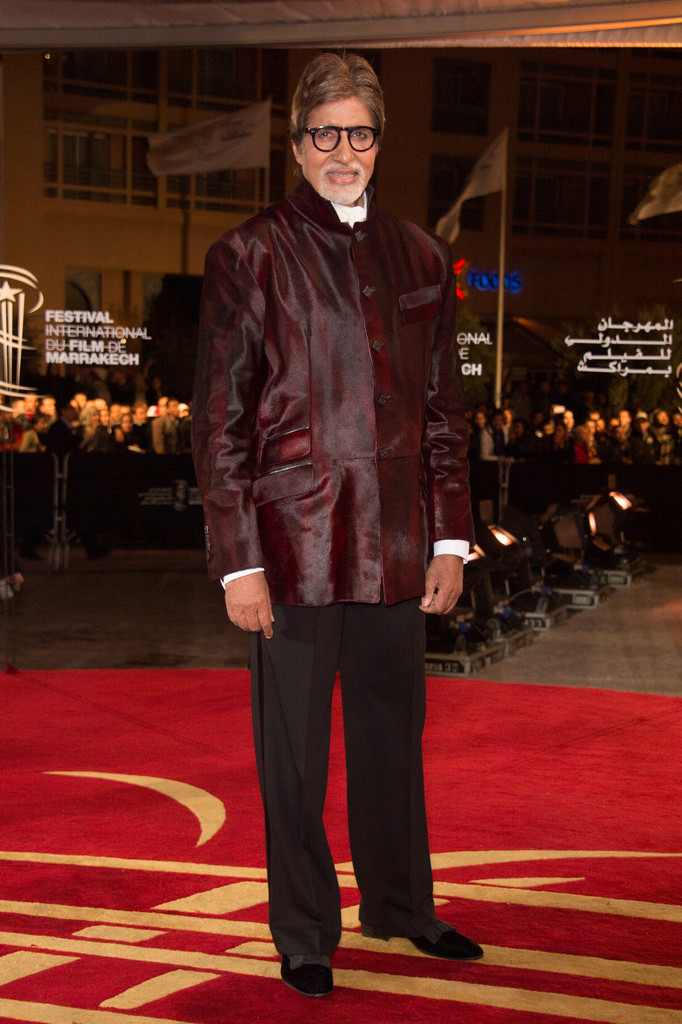 Amitabh Bachchan at the 'Tribute to Hindi Cinema' event at the 12th Marrakech International Film Festival