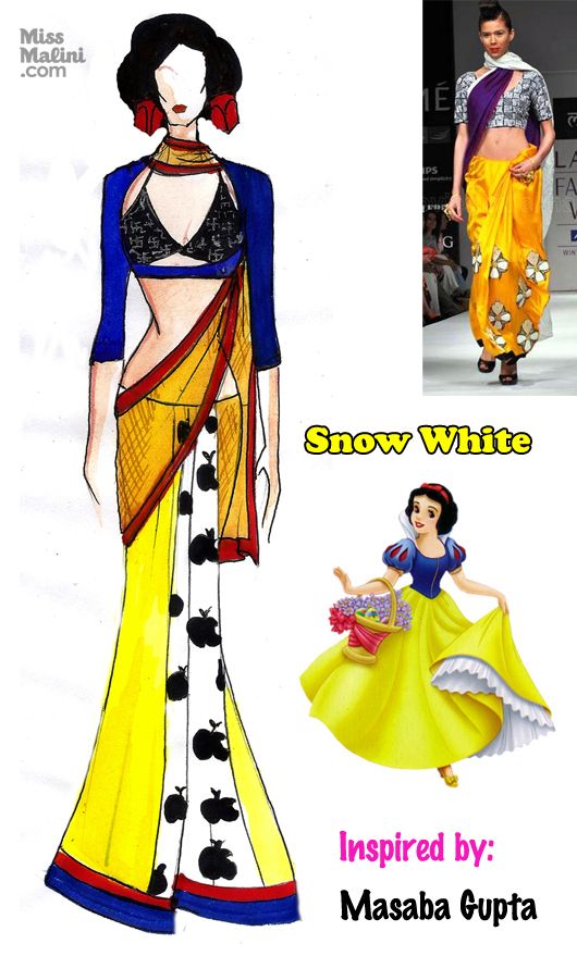 Snow White inspired by Masaba