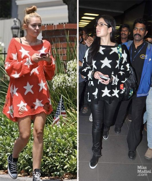 Who Wore It Better: Katrina Kaif or Miley Cyrus?