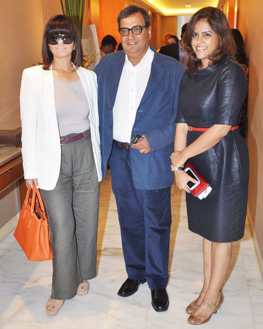 Neeta Lulla with Subhash and Meghna Ghai